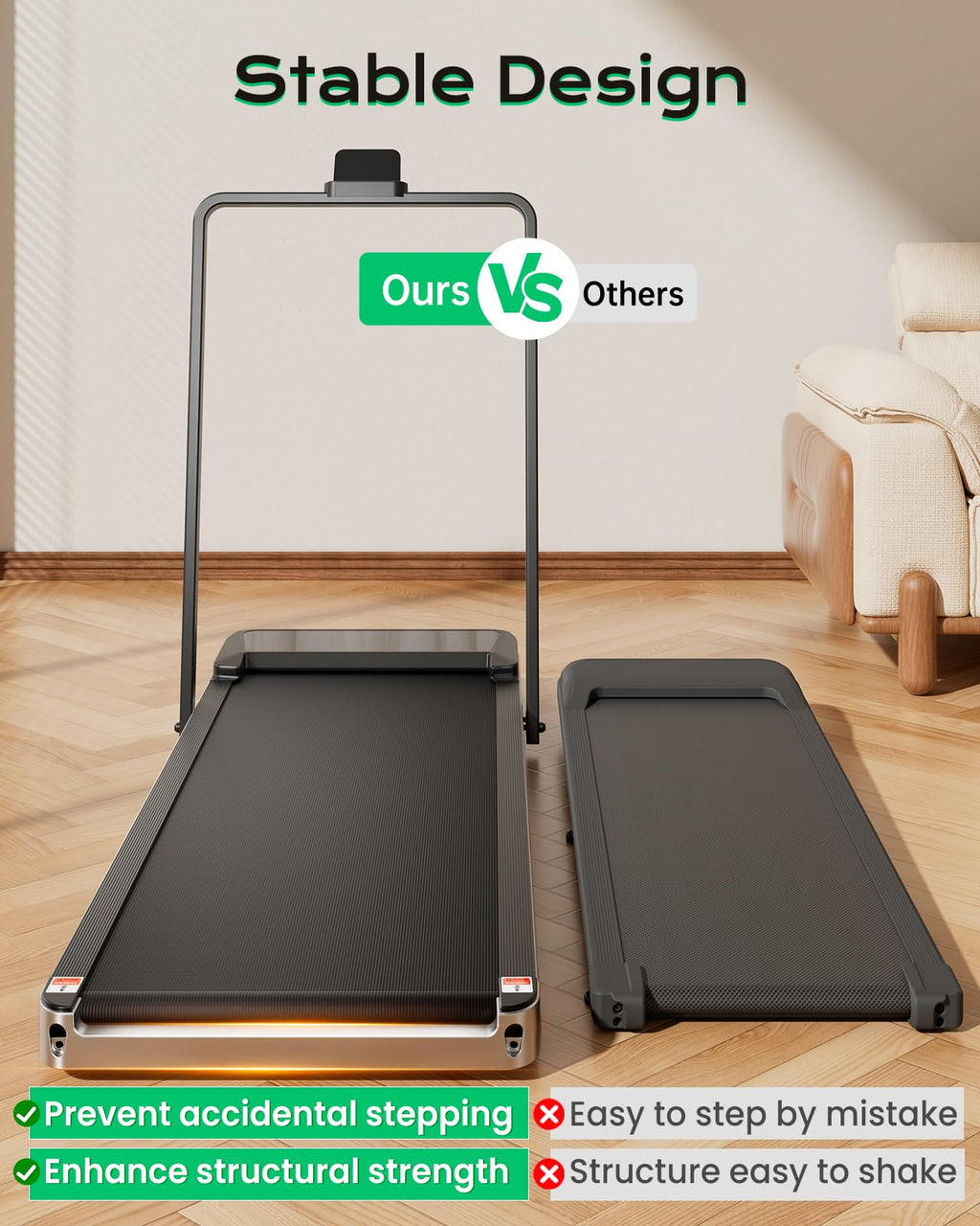 Walking Pad with Incline T849832