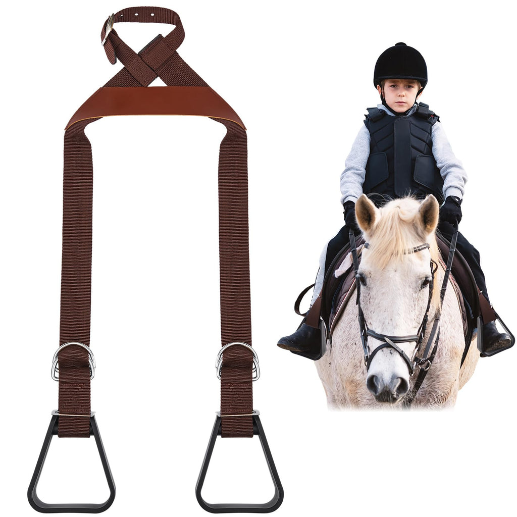Kids Adjustable Nylon Straps Stirrups P90927