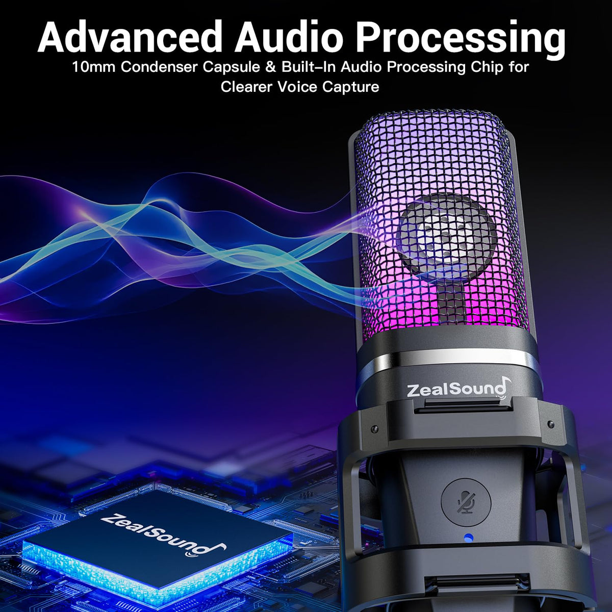 USB Microphone with Noise Reduction A746378