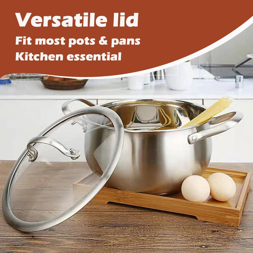 Stainless Steel Glass Lid for 12 Inch Pans and Pots G618