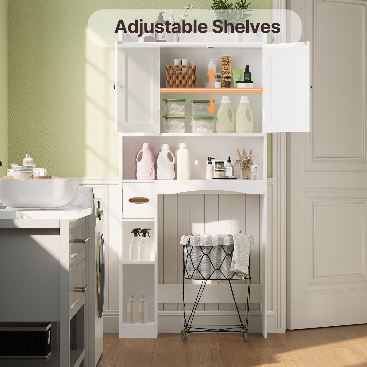 Over The Toilet Storage Cabinet Q99964