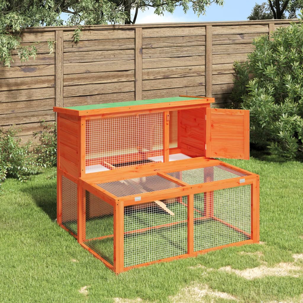 Wooden Rabbit Hutch R735
