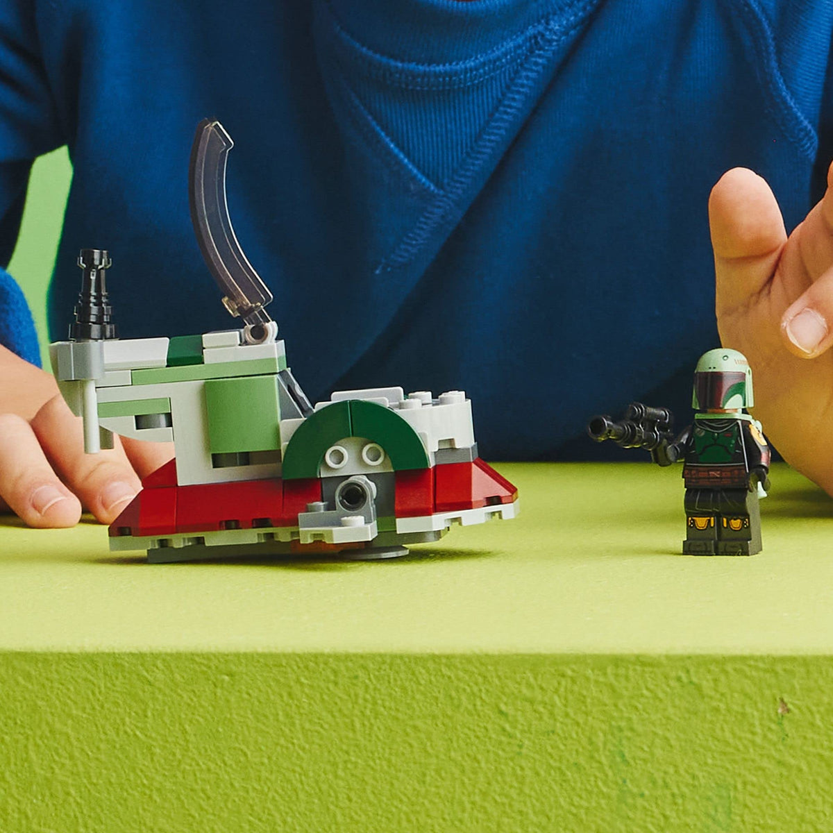 Building Toy Vehicle with Adjustable Wings and Flick Shooters U34973