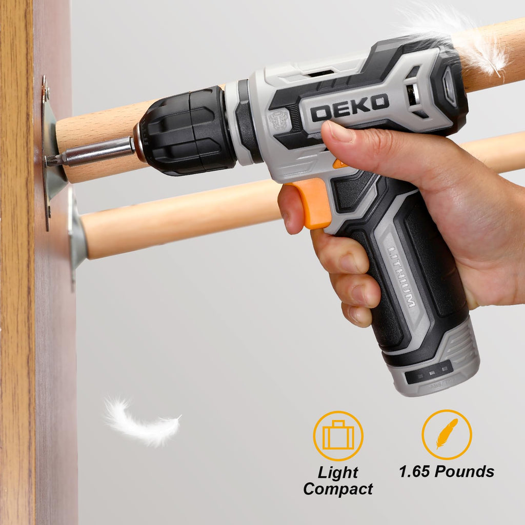 12V Cordless Drill Set with 3/8-inch Keyless Chuck K803299