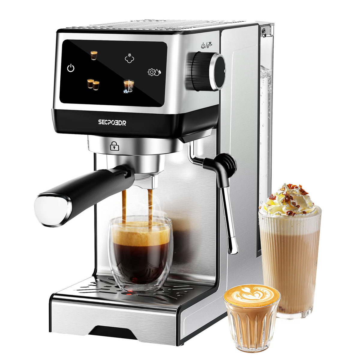 20 Bar Espresso Machine with Milk Frother I852732