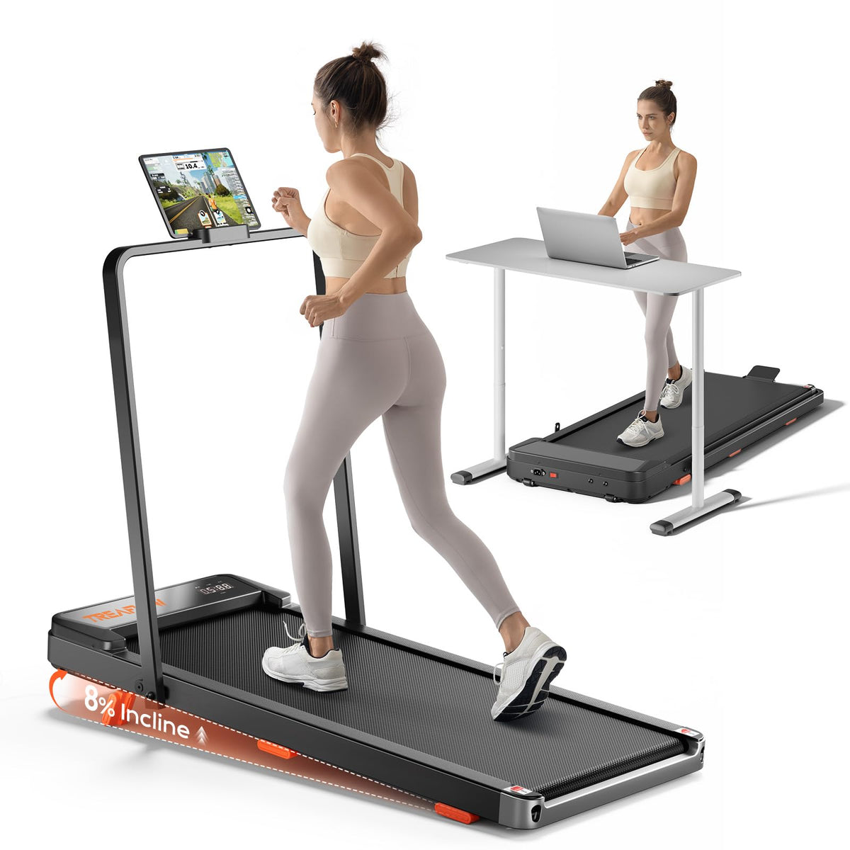 Walking Pad with Incline T849832