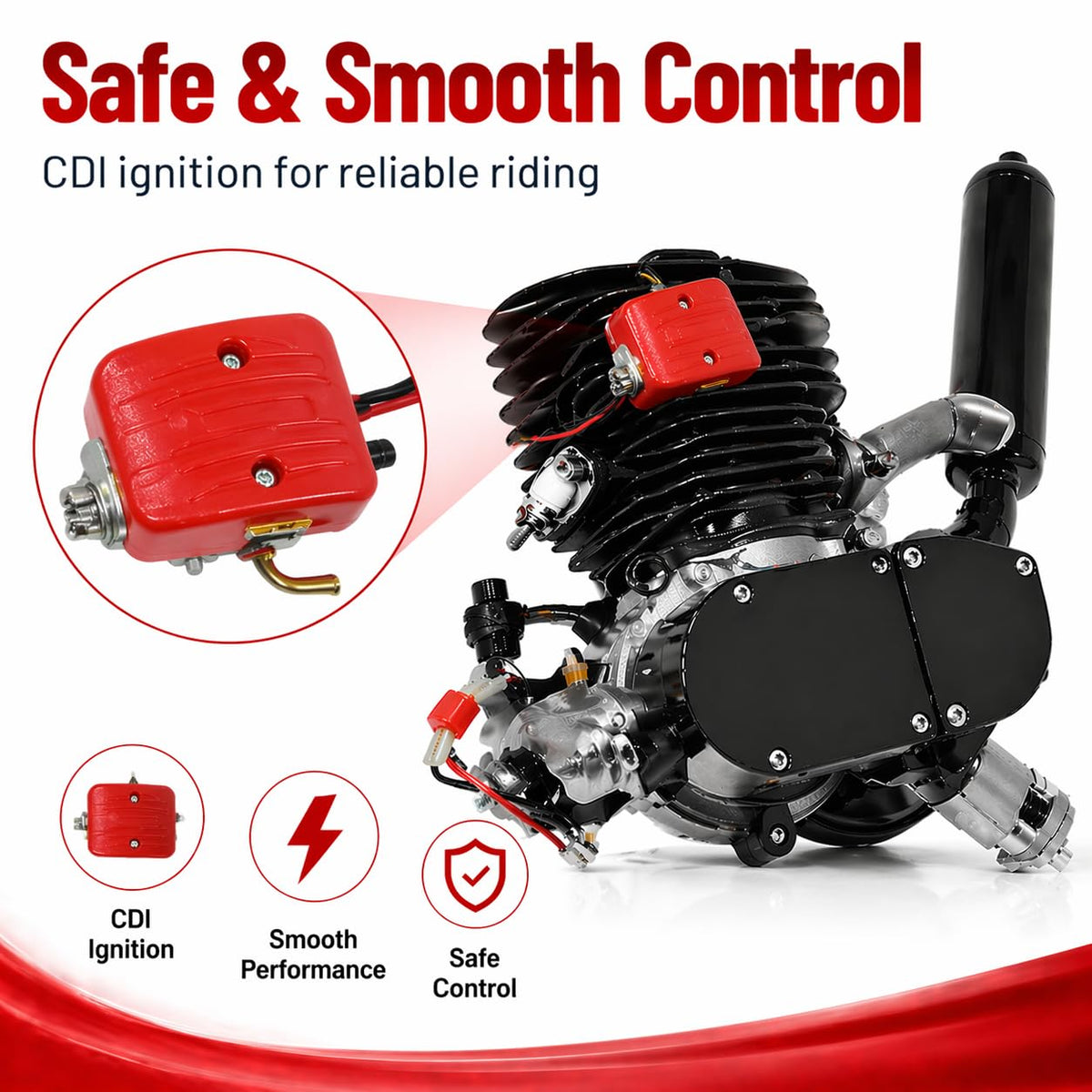 110CC 2 Stroke Bicycle Engine Kit with CDI System Z303