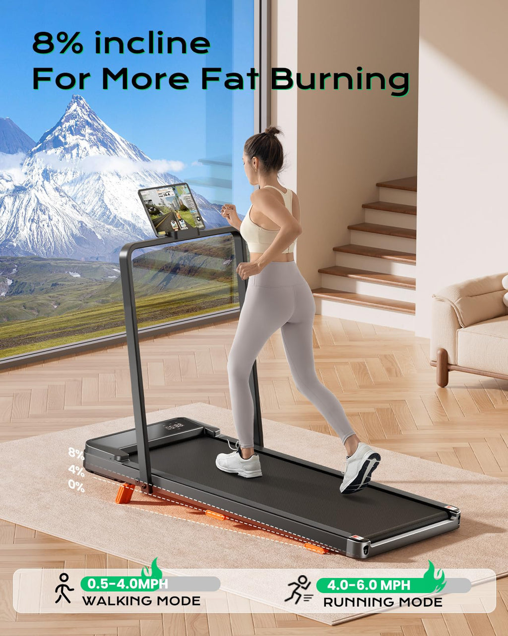 Walking Pad with Incline T849832
