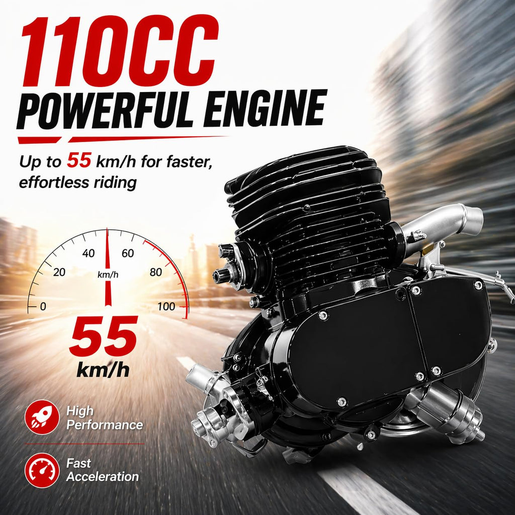 110CC 2 Stroke Bicycle Engine Kit with CDI System Z303