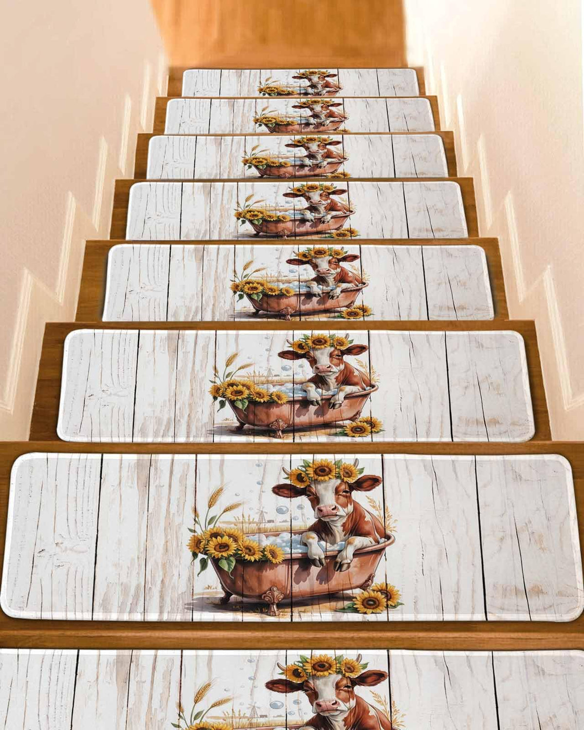 15 Pack Non Slip Carpet Stair Treads 8x30 inch G710