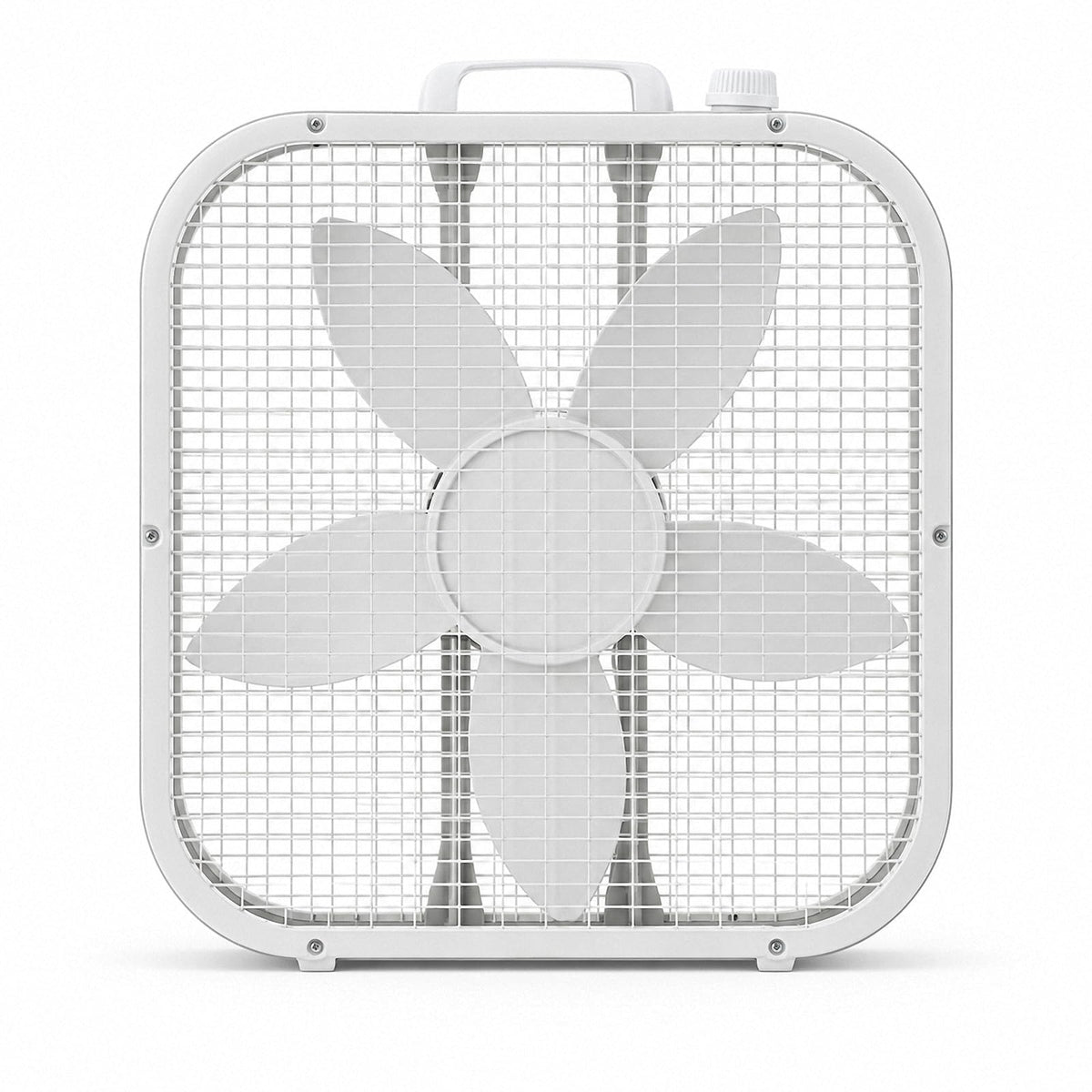 20 Inch Portable Box Fan with 3 Speeds, White H753135