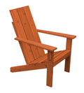 Redwood Stained Cedar Wood Adirondack Chair T20063