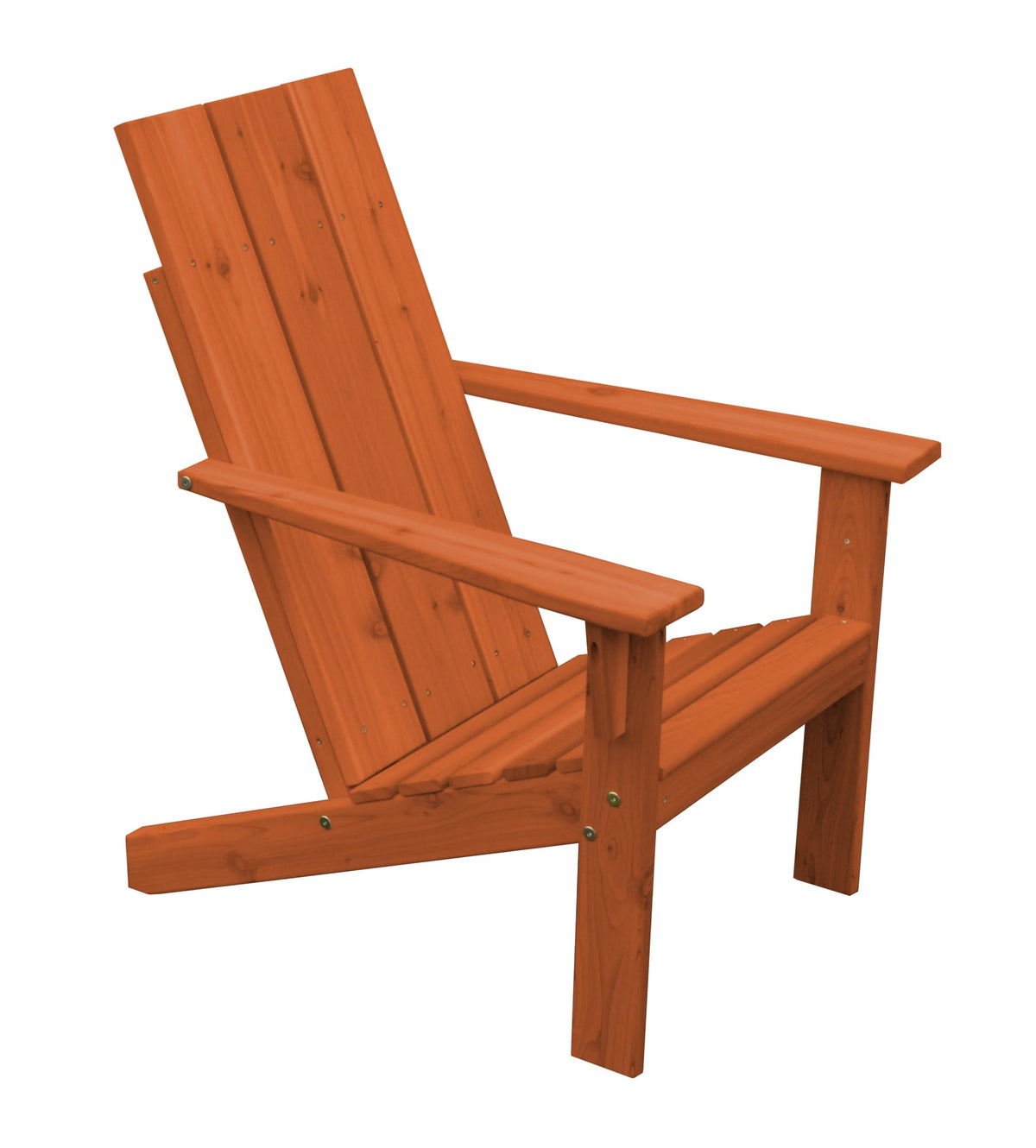 Redwood Stained Cedar Wood Adirondack Chair T20063