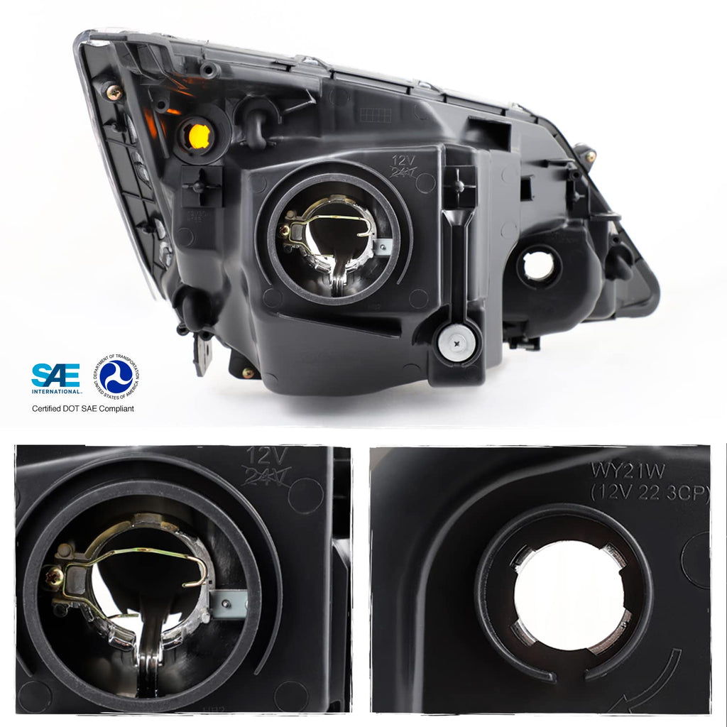 Black Headlights Pair B54465