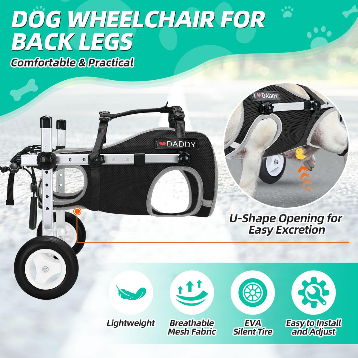 Dog Wheelchair for Back Legs C779