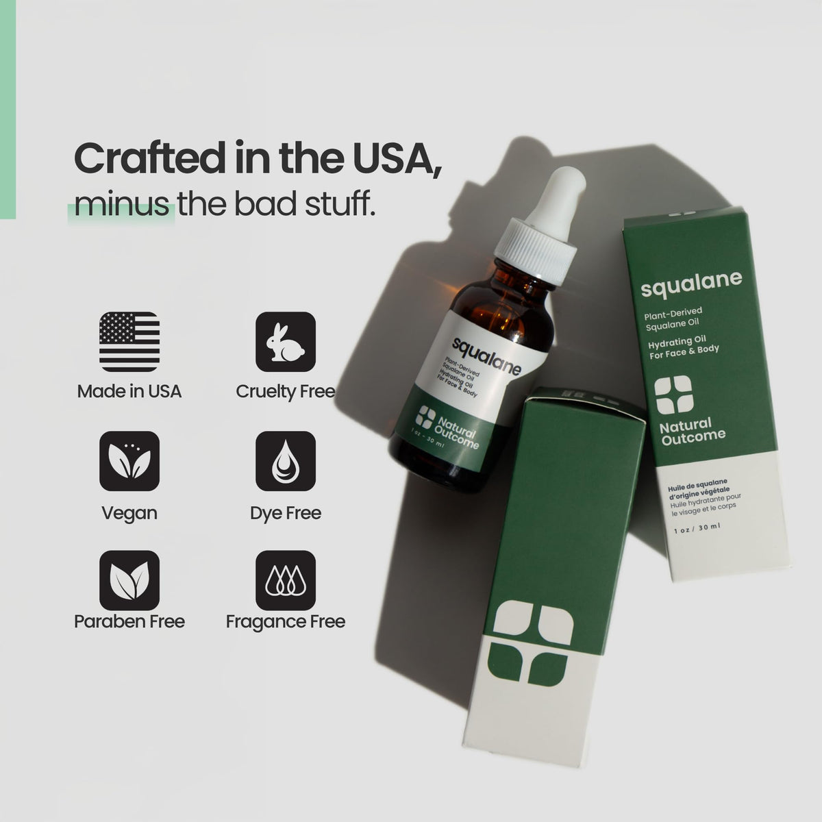 100% Plant Derived Squalane Oil 1 oz R493