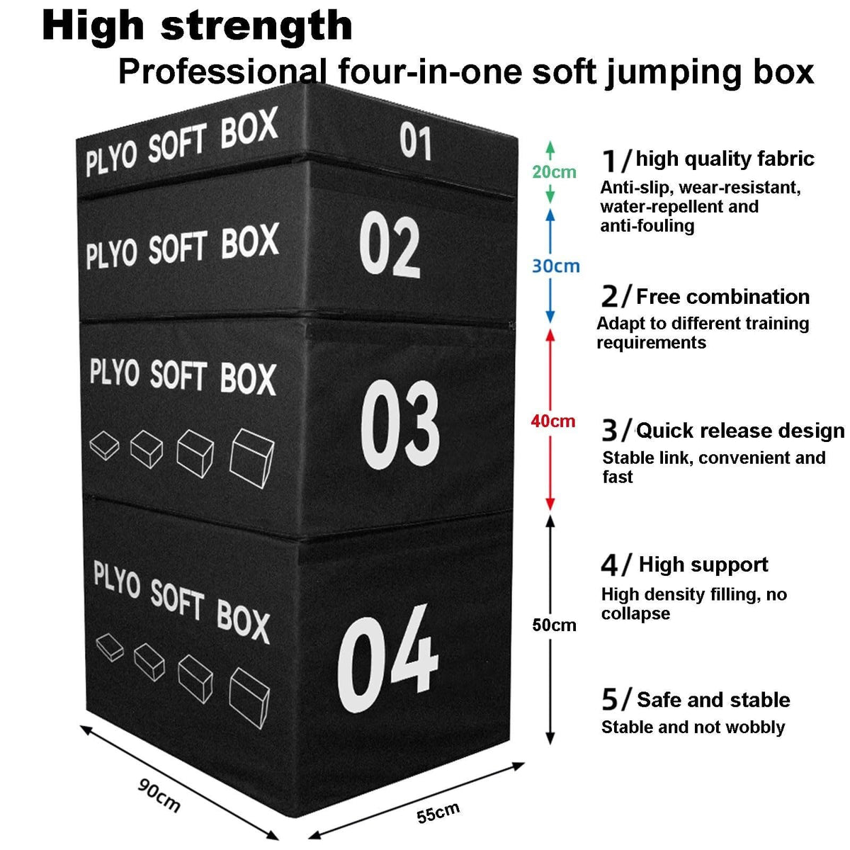 4-in-1 Foam Plyo Box Z409114