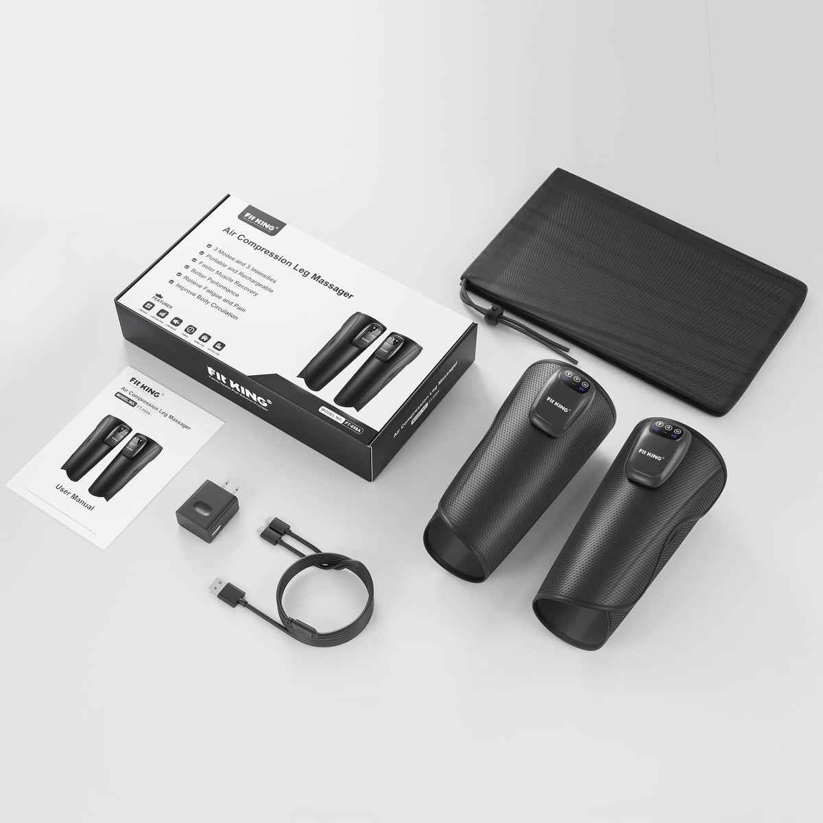 Cordless Rechargeable Leg Compression Massager A145