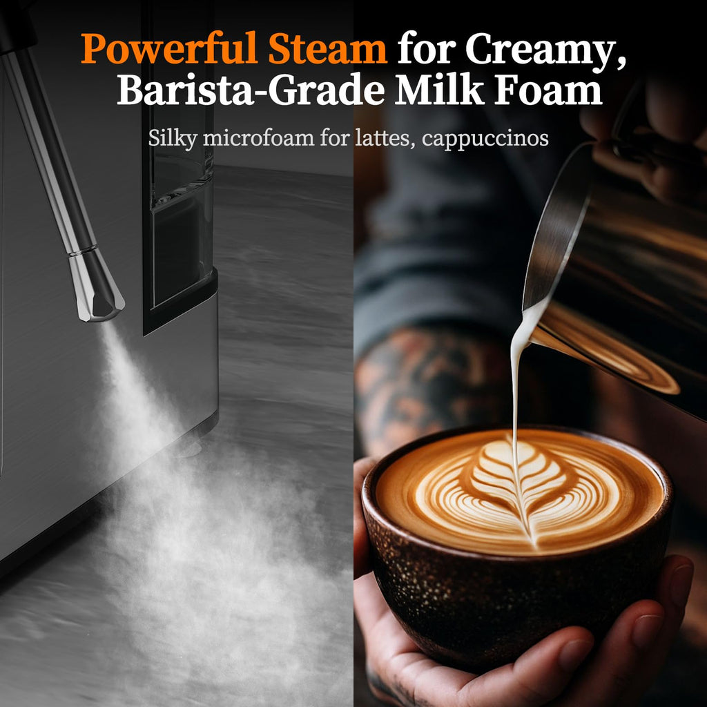 20 Bar Espresso Machine with Milk Frother I852732