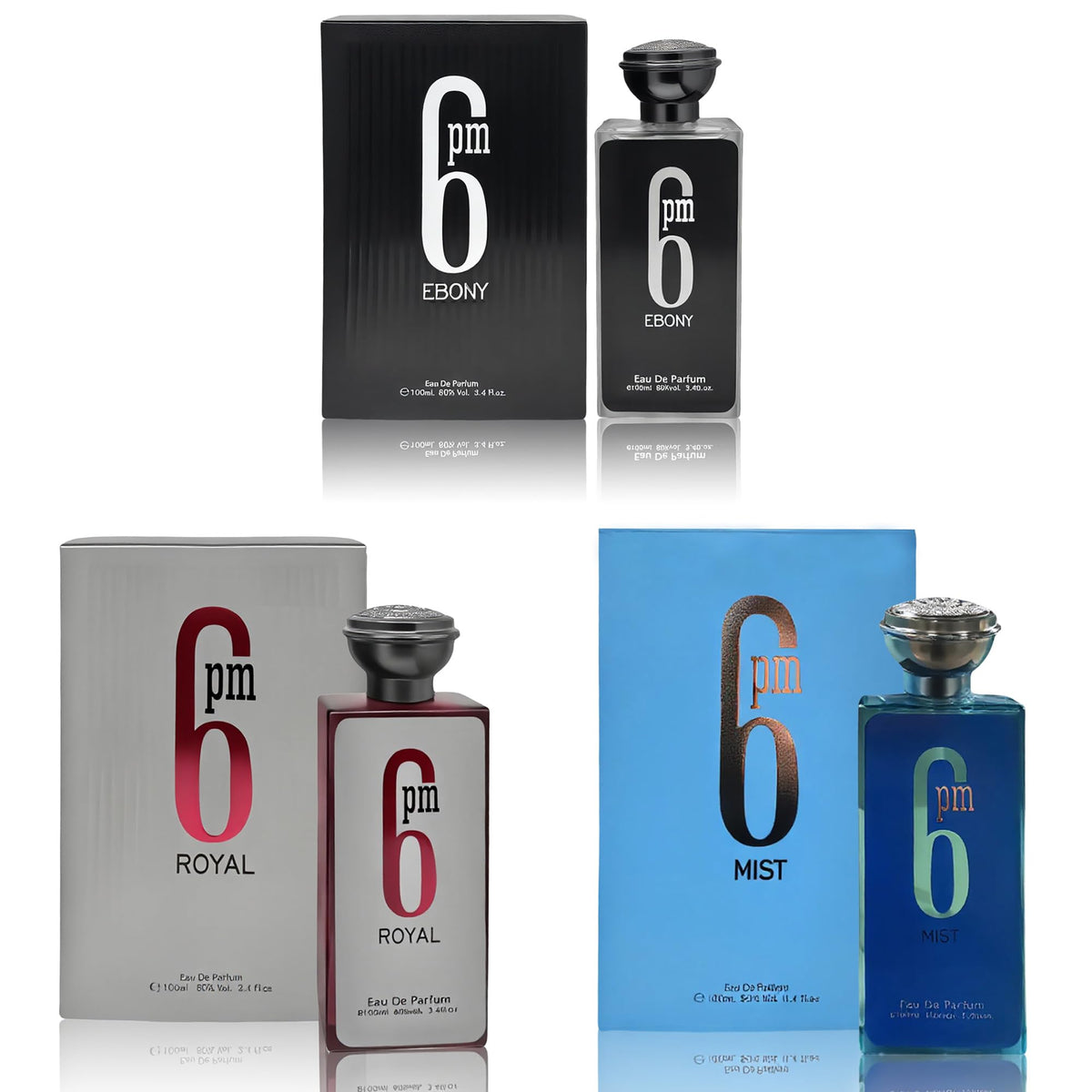3 Pack Men Cologne Eau De Parfume Spray C348160