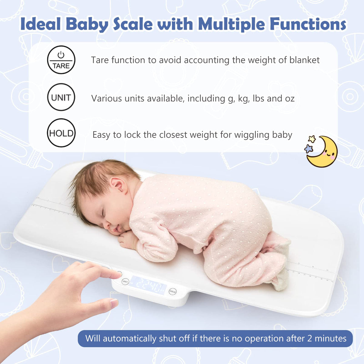 66lb Digital Baby and Pet Scale with Hold Function F5927