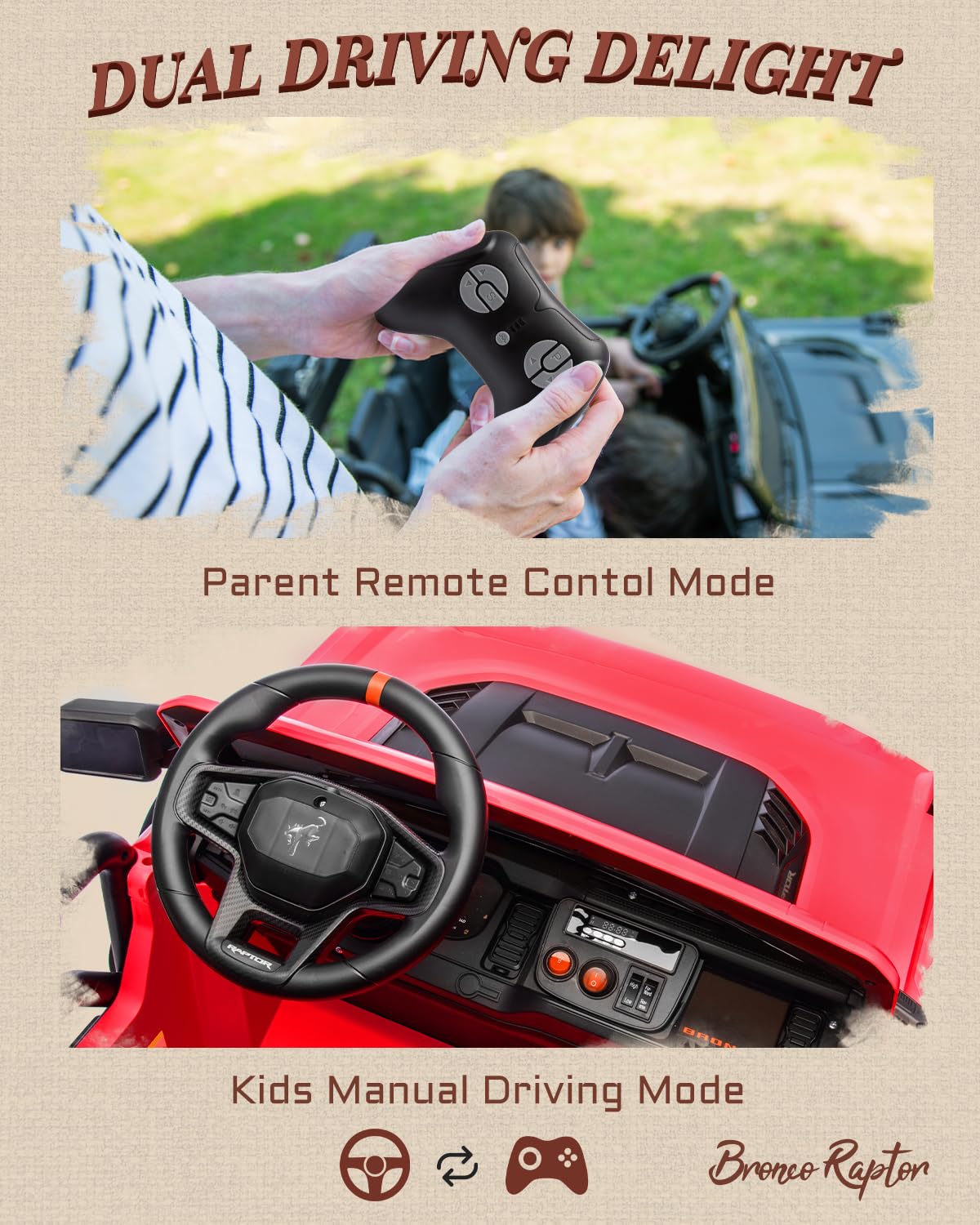 24V 2 Seater Kids Electric Ride on Truck with Remote Control F649
