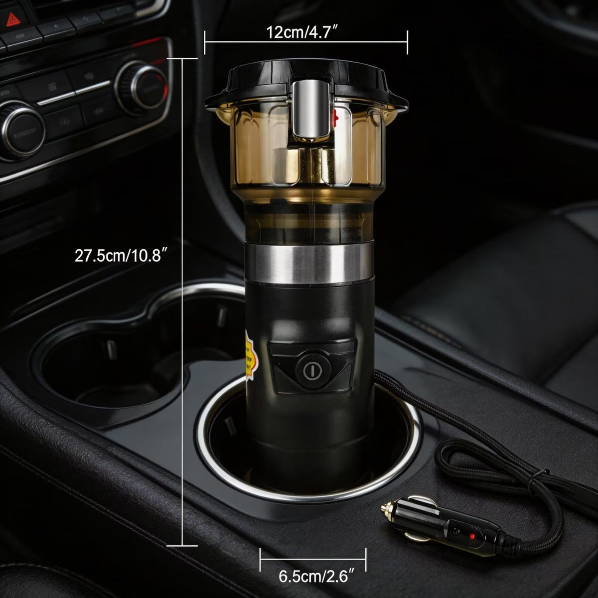 12V Portable Single Serve Car Coffee Maker with Reusable Filter R258777