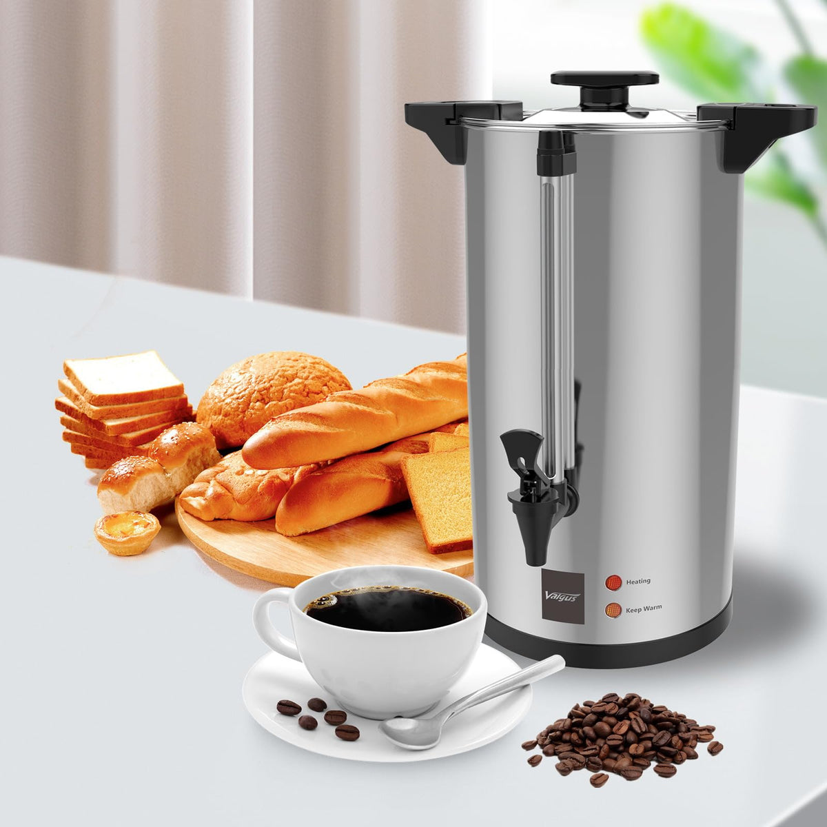 12L Electric Commercial Coffee Urn, 80 Cup F596