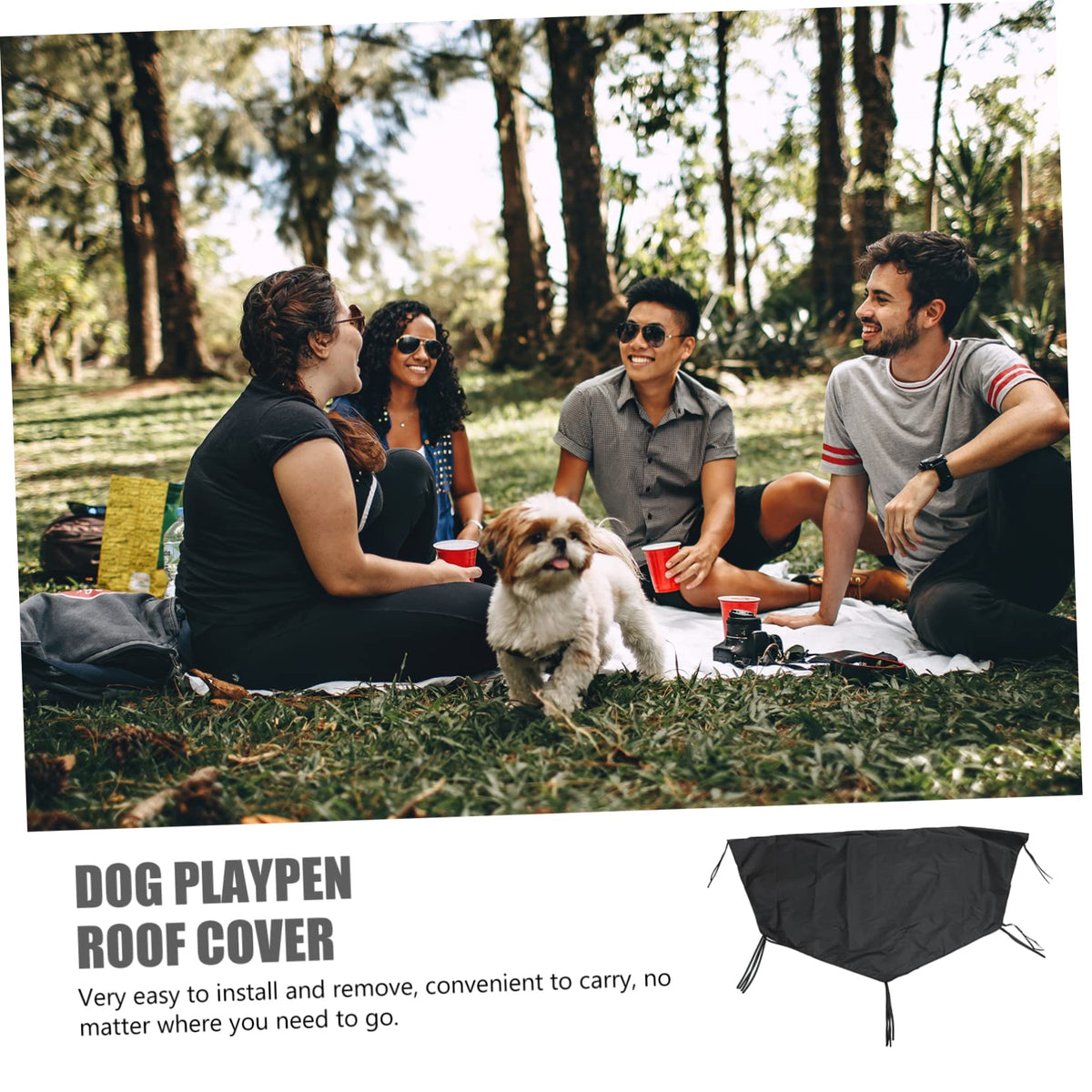 2pcs Heavy Duty Oxford Dog Crate Cover P659