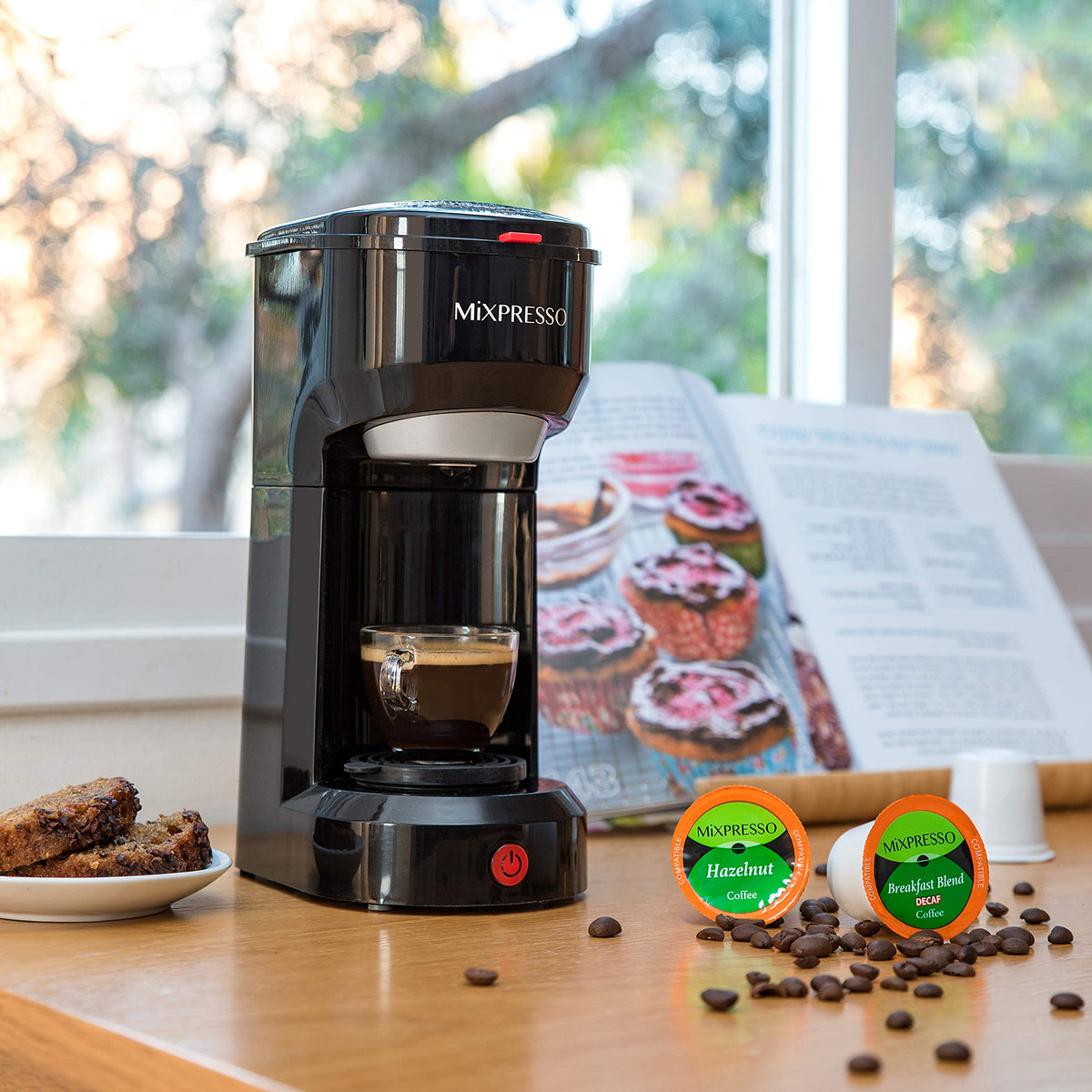 Single Serve Coffee Maker for K Pods & Grounds R742021