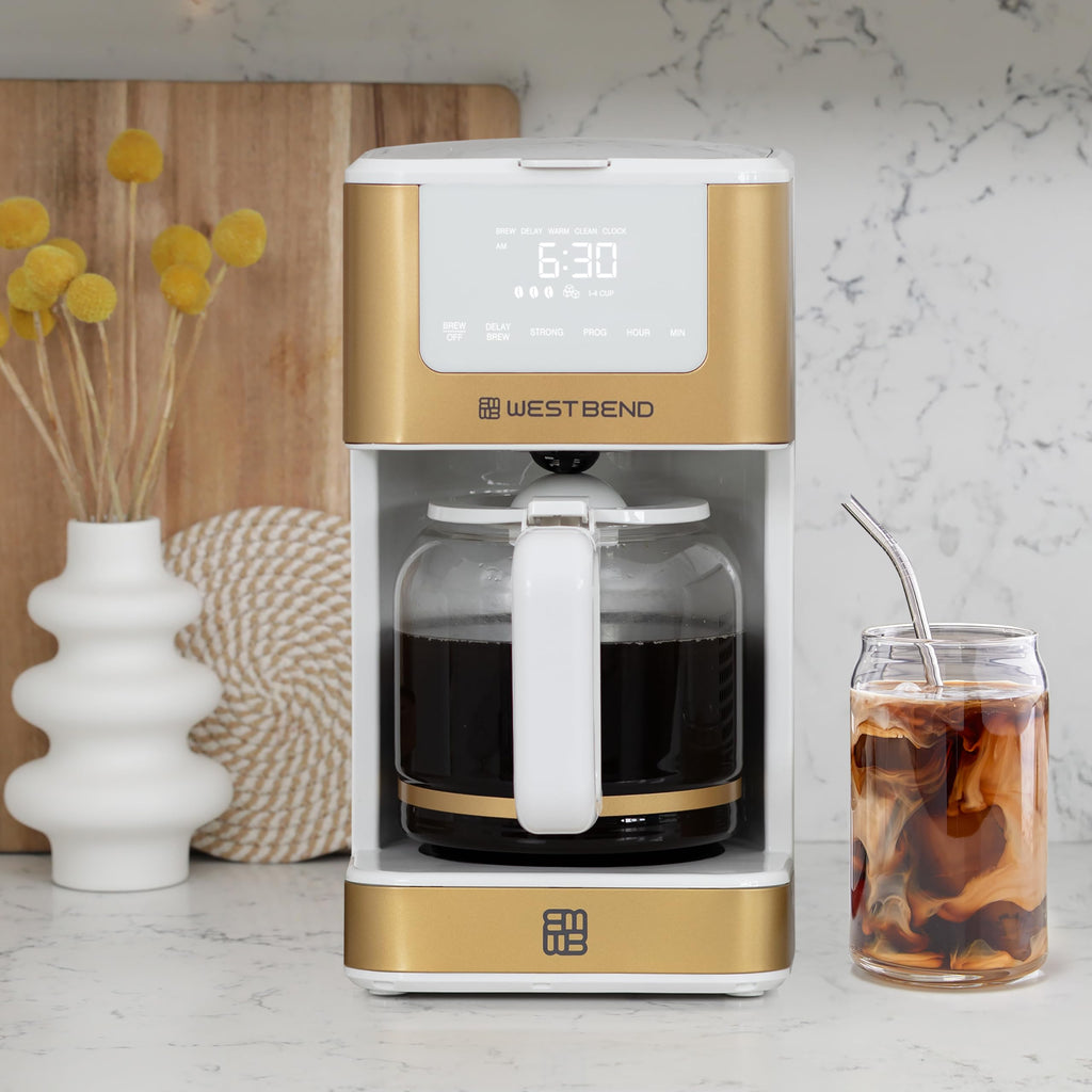 12-Cup Programmable Coffee Maker with Permanent Filter Y186