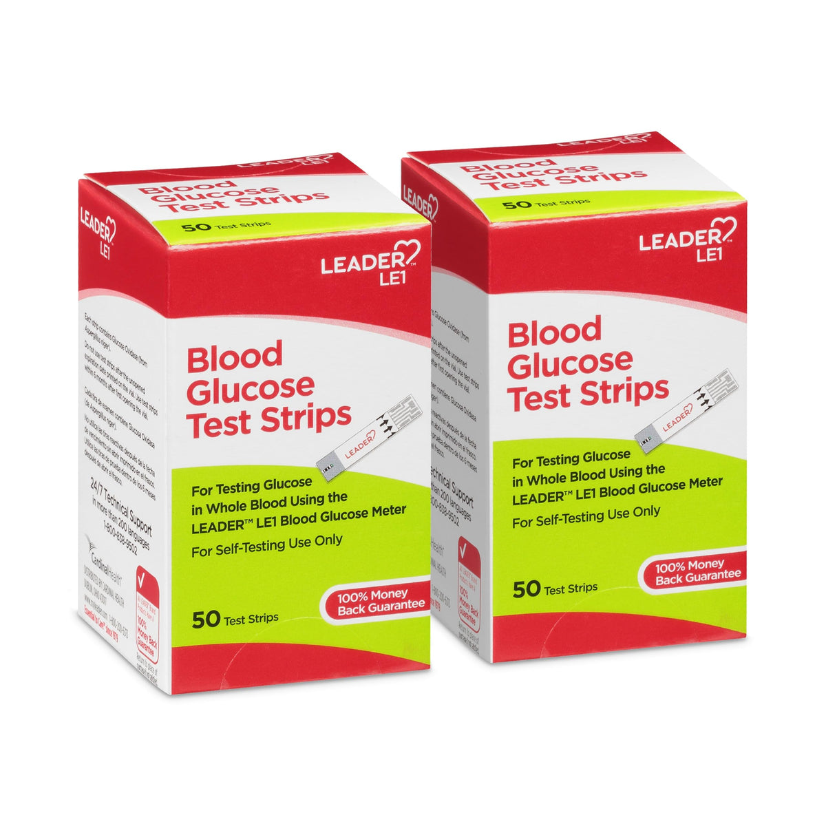 Blood Glucose Test Strips 50 Count Pack of 2 V701635