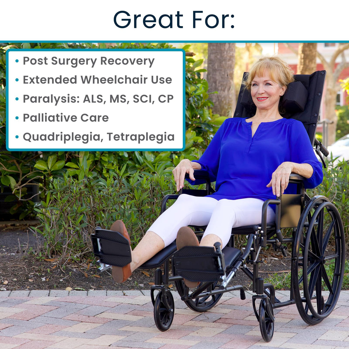 Reclining Wheelchair with Elevating Leg Rests B102393