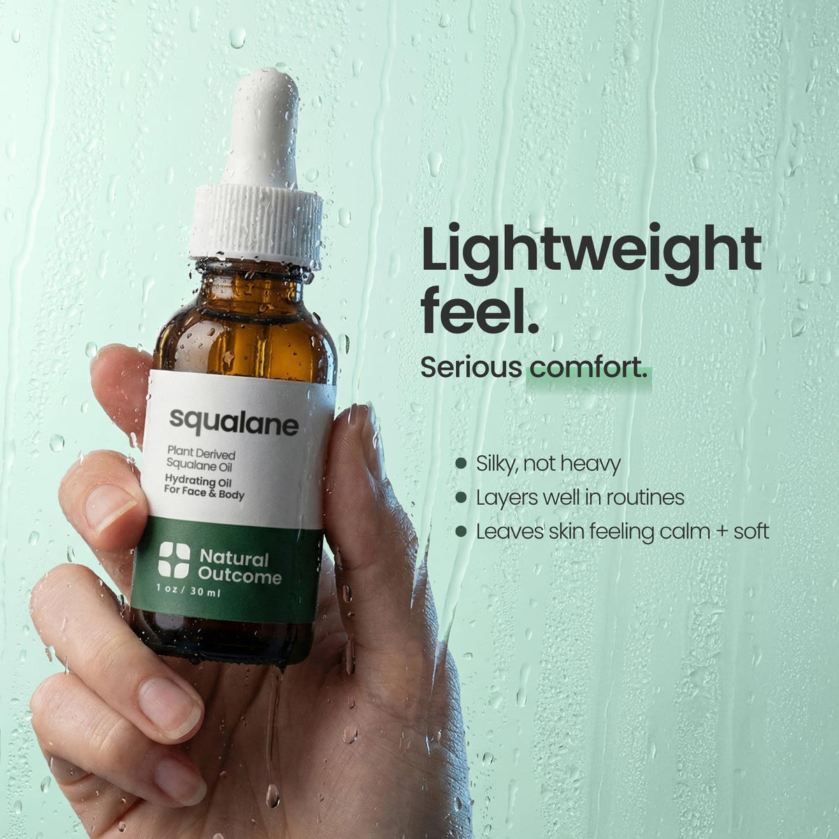100% Plant Derived Squalane Oil 1 oz R493