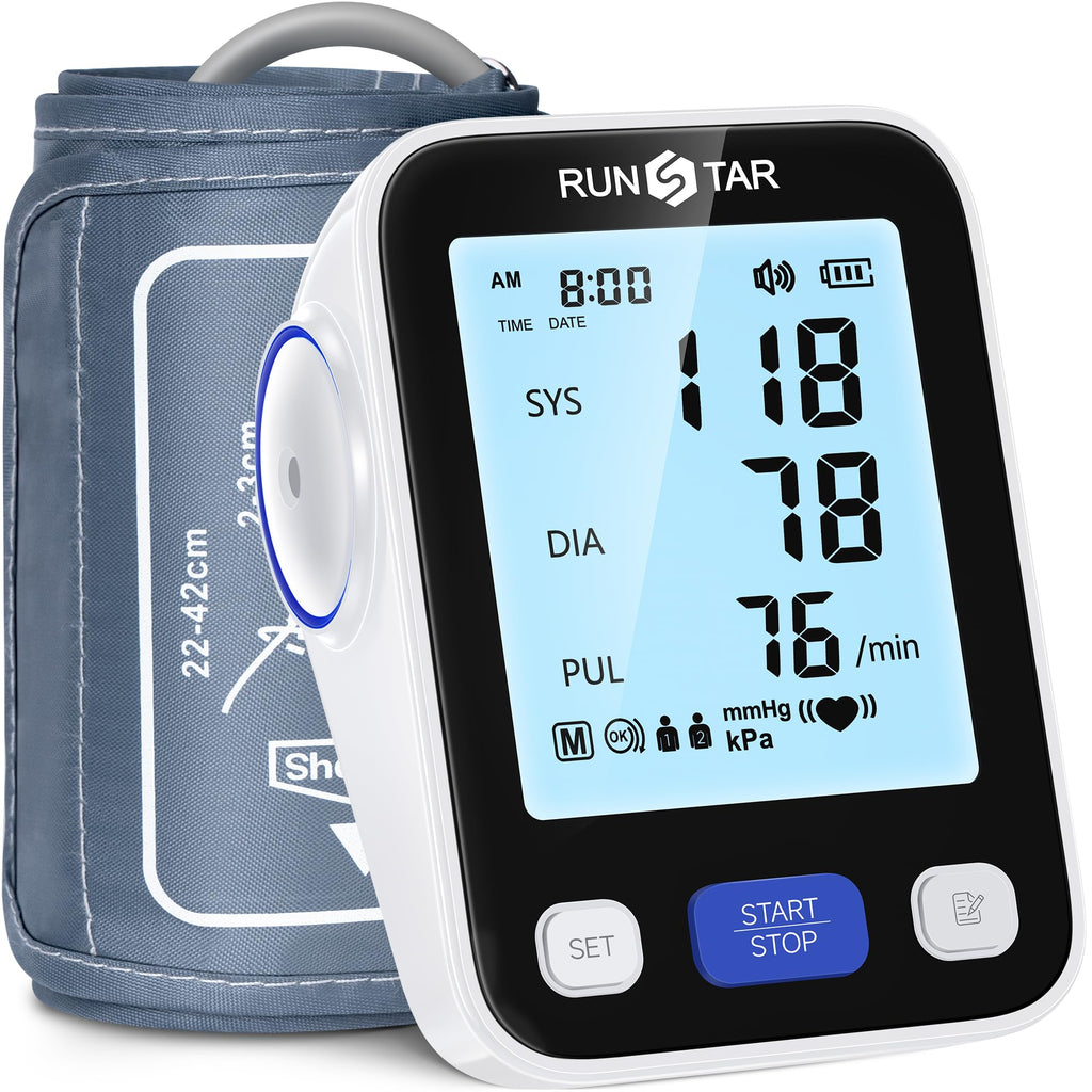 Upper Arm Blood Pressure Monitor with Wide Range Cuff O333133