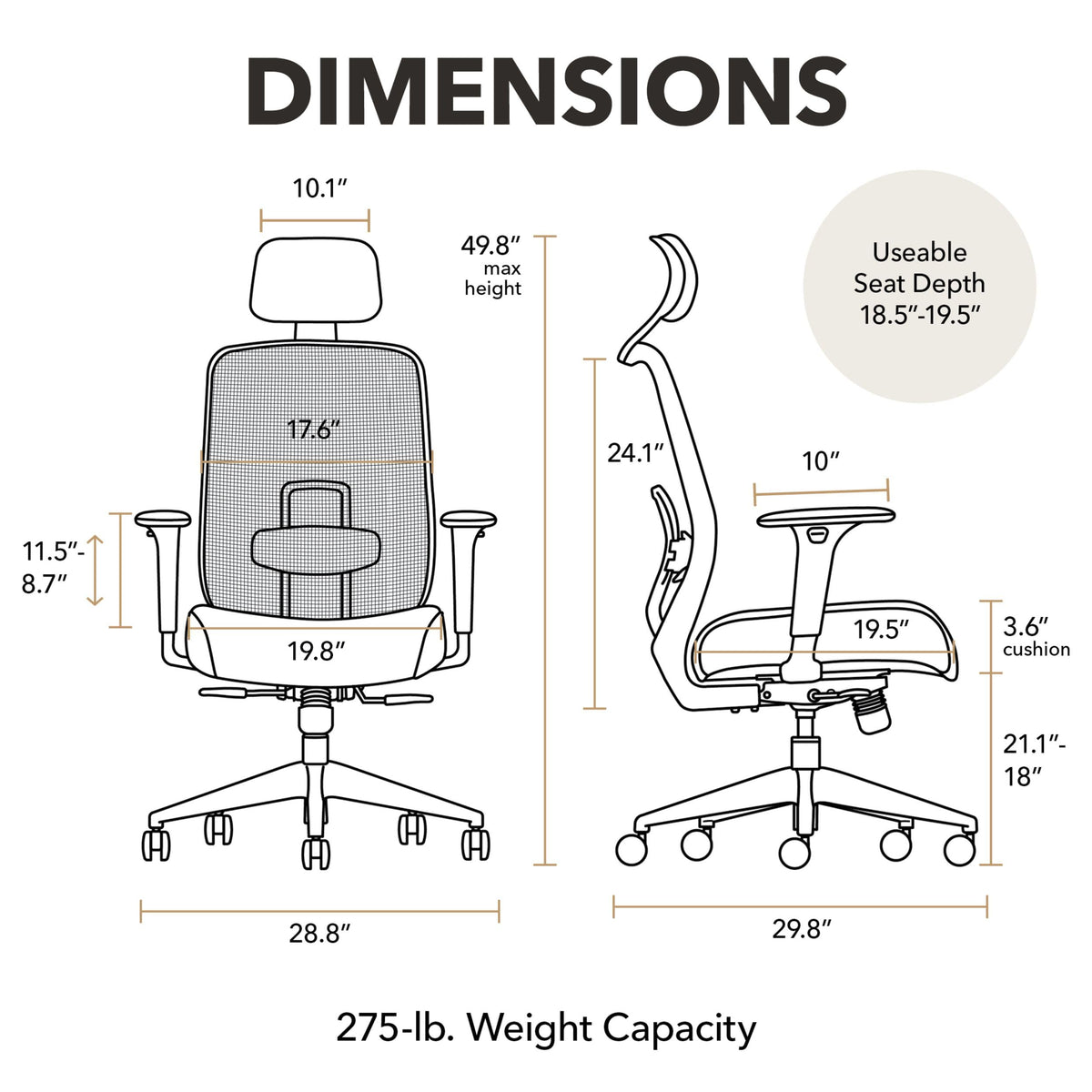 Ergonomic Office Chair S87870