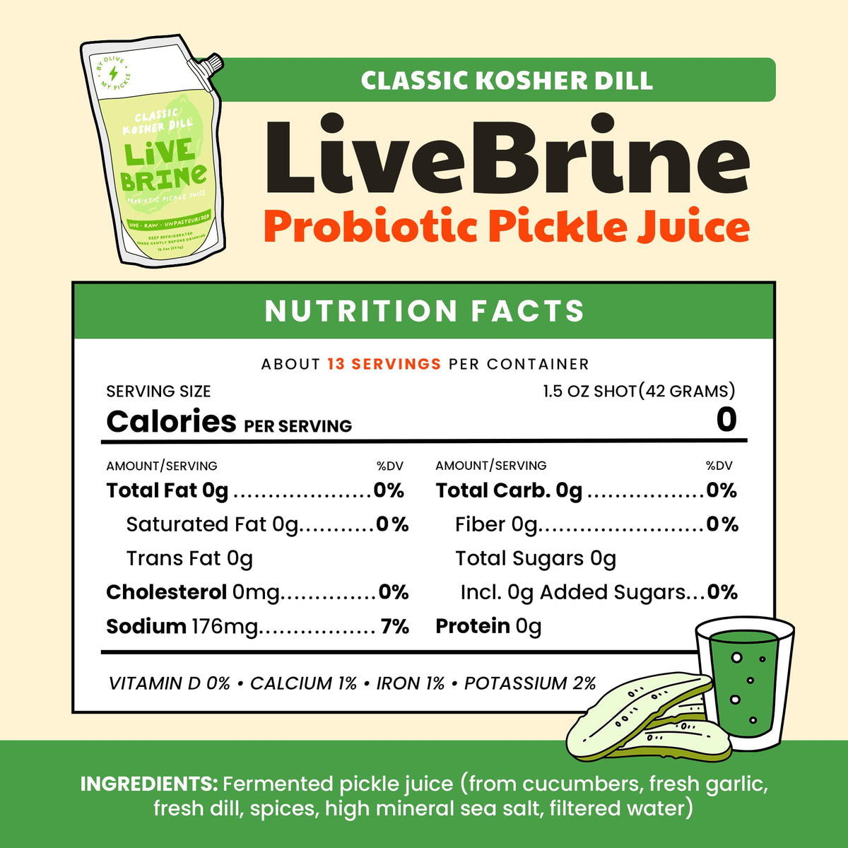 Probiotic Pickle Juice 12pk O870792
