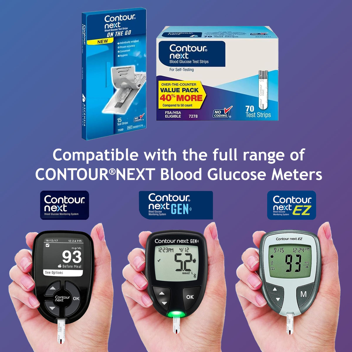 Blood Glucose Test Strips 85 Count O30015