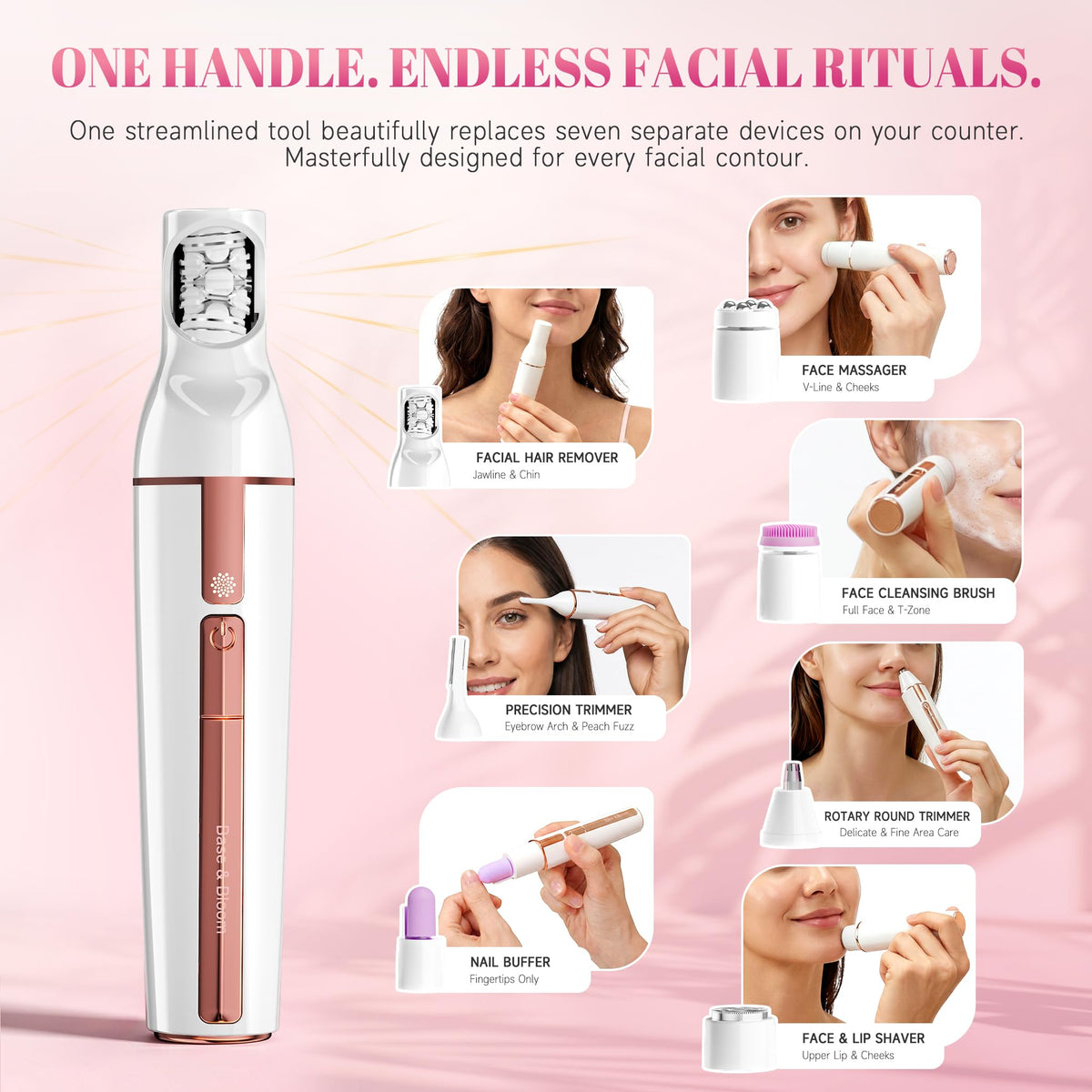 7-in-1 Facial Hair Remover Z32232