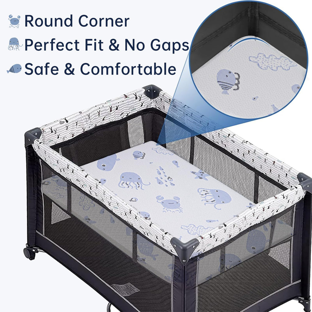 Dual Sided Memory Foam Pack and Play Mattress 38"x26" E276393