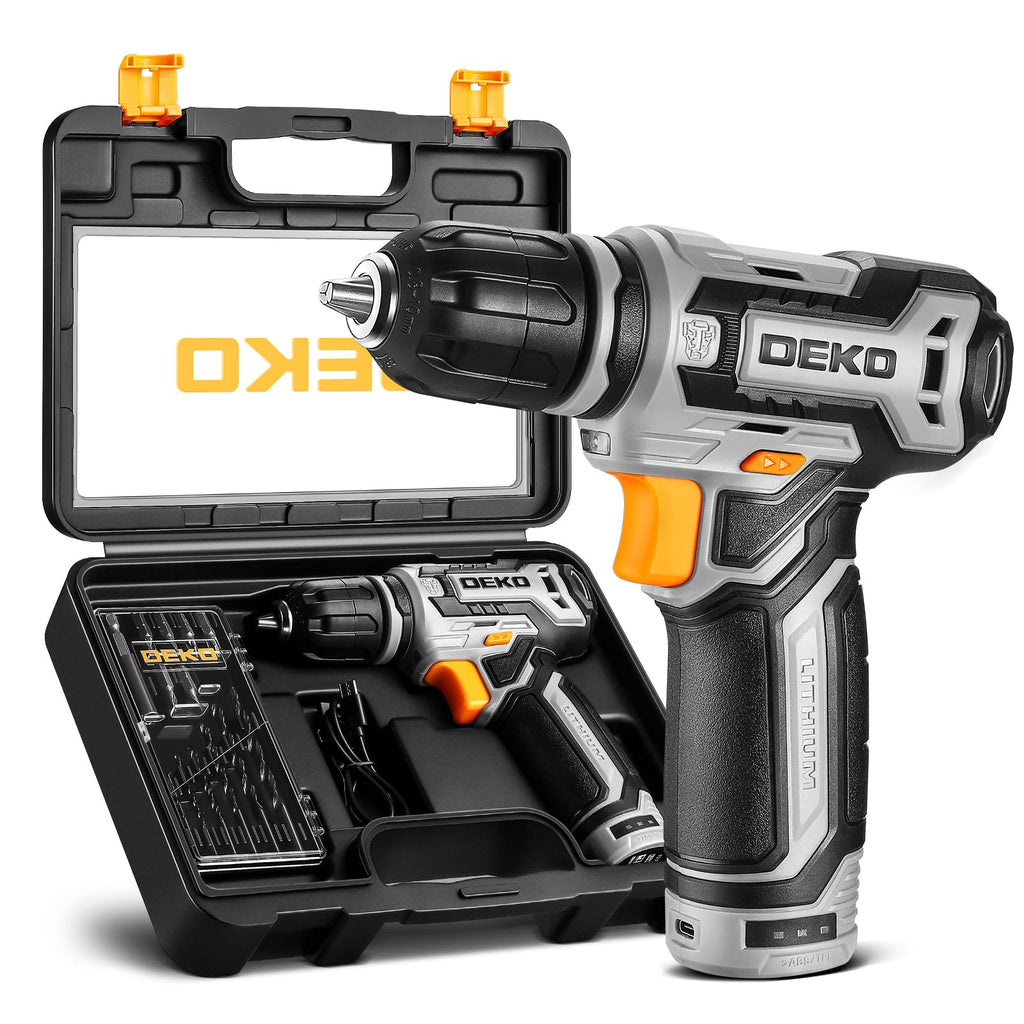 12V Cordless Drill Set with 3/8-inch Keyless Chuck K803299