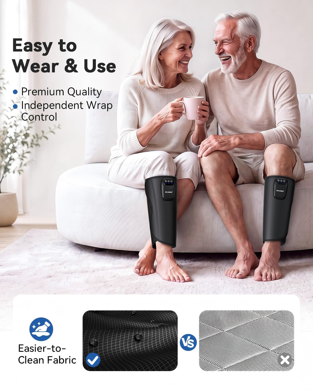 Cordless Rechargeable Leg Compression Massager A145