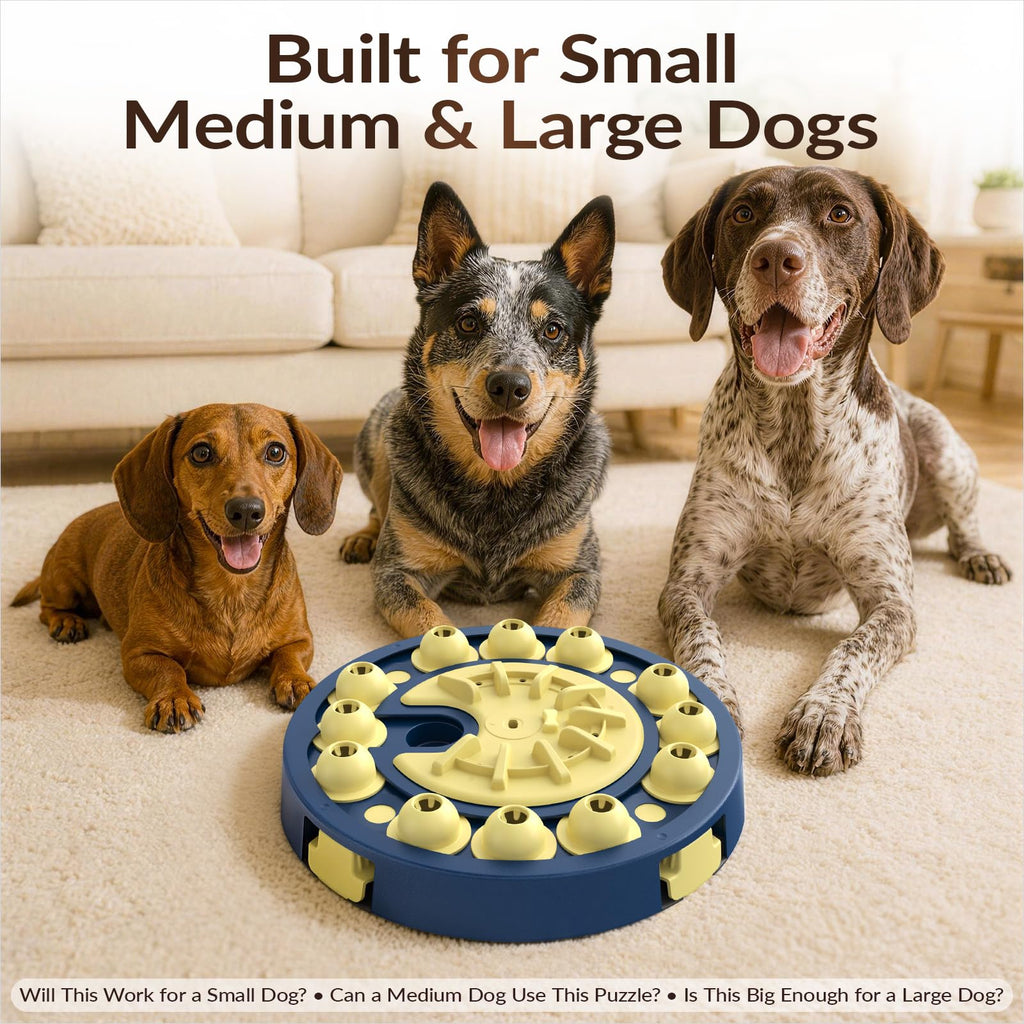 Large 3 Levels Dog Puzzle Toy X60468