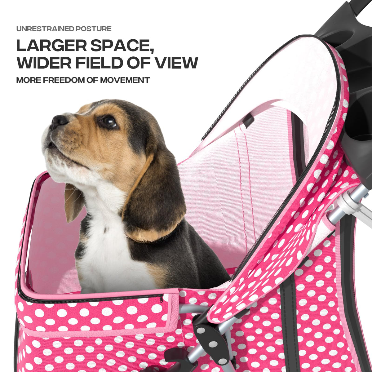 Foldable 3-Wheel Pet Stroller K607
