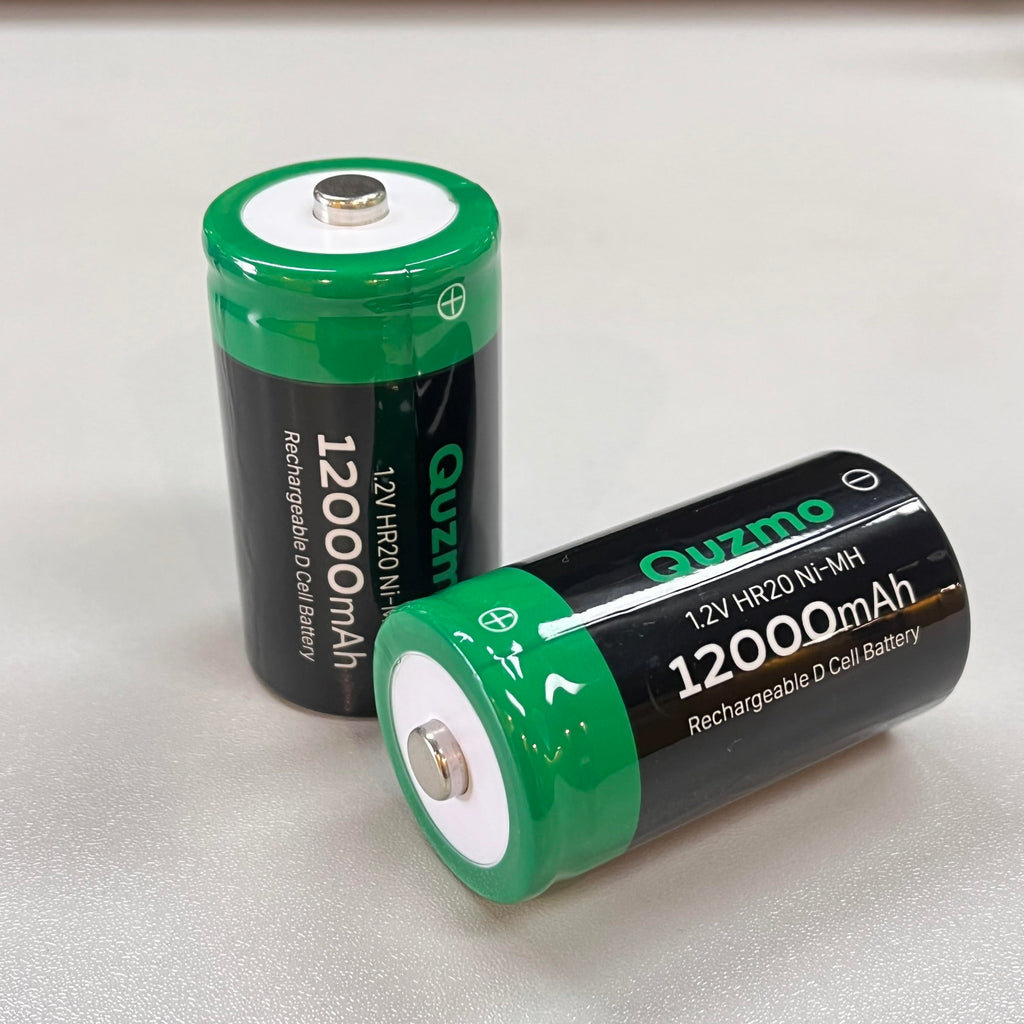 Rechargeable D Batteries, 12000mAh Ni-MH 1.2V 4-Pack X545