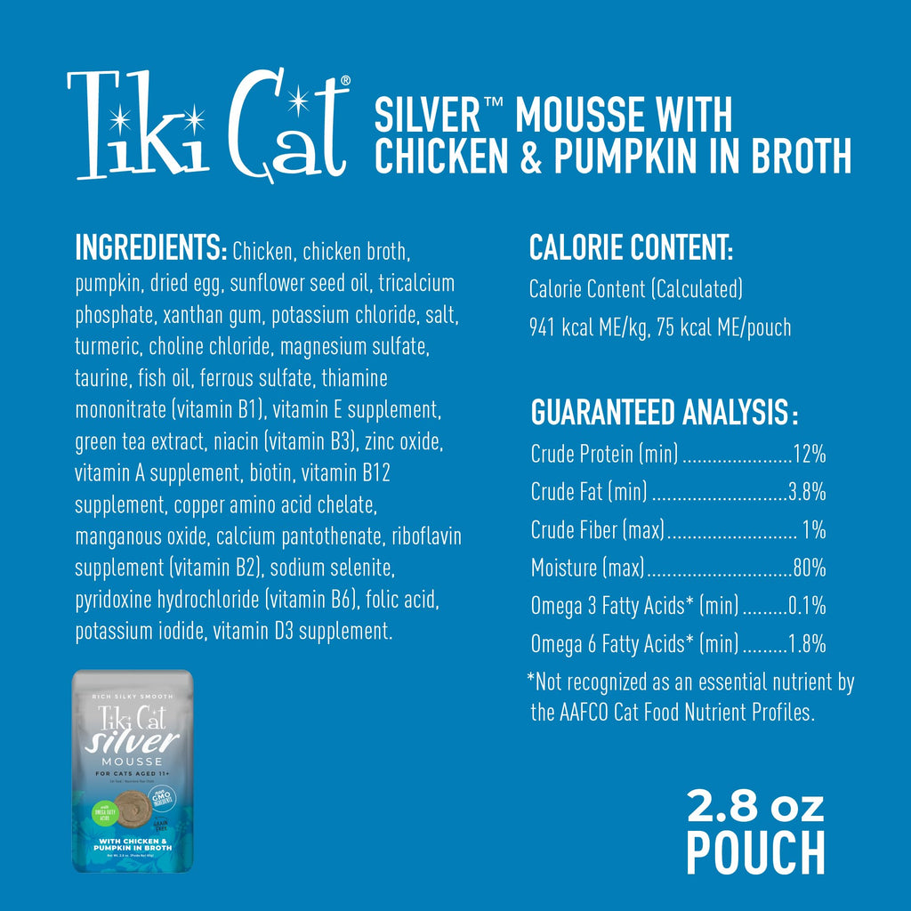 Chicken & Pumpkin Wet Cat Food 2.8 oz. 12 Count M404747