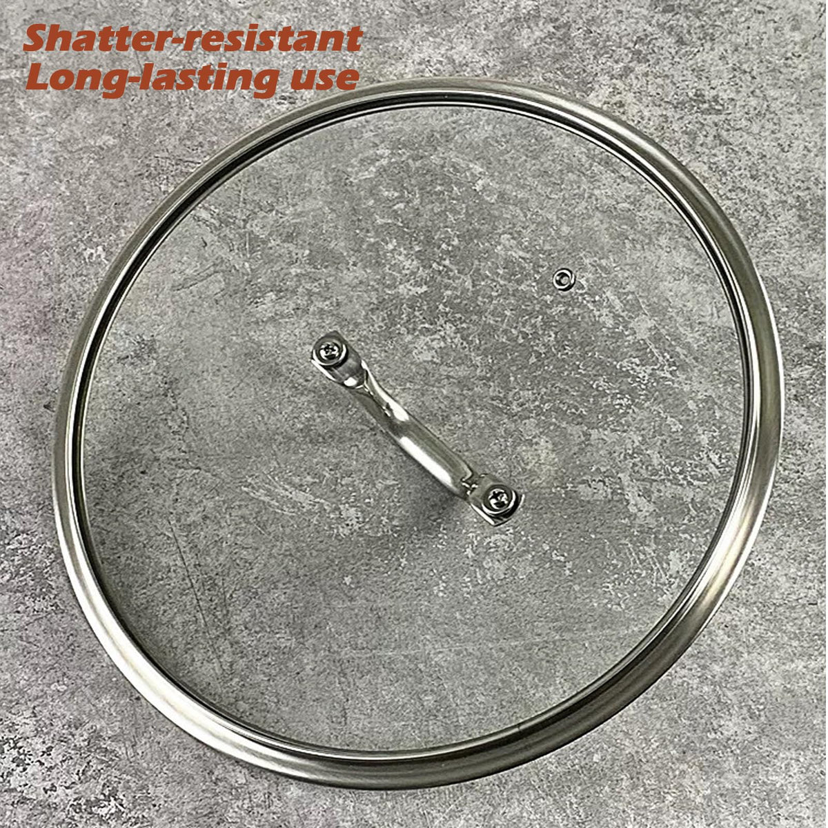 Stainless Steel Glass Lid for 12 Inch Pans and Pots G618