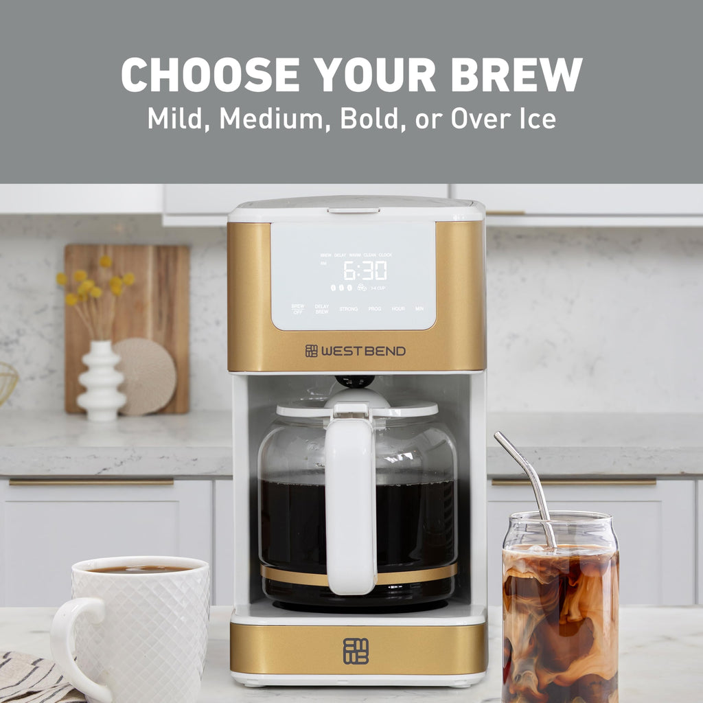 12-Cup Programmable Coffee Maker with Permanent Filter Y186