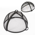 32" Round Fire Pit Spark Screen Cover with Door Y7240