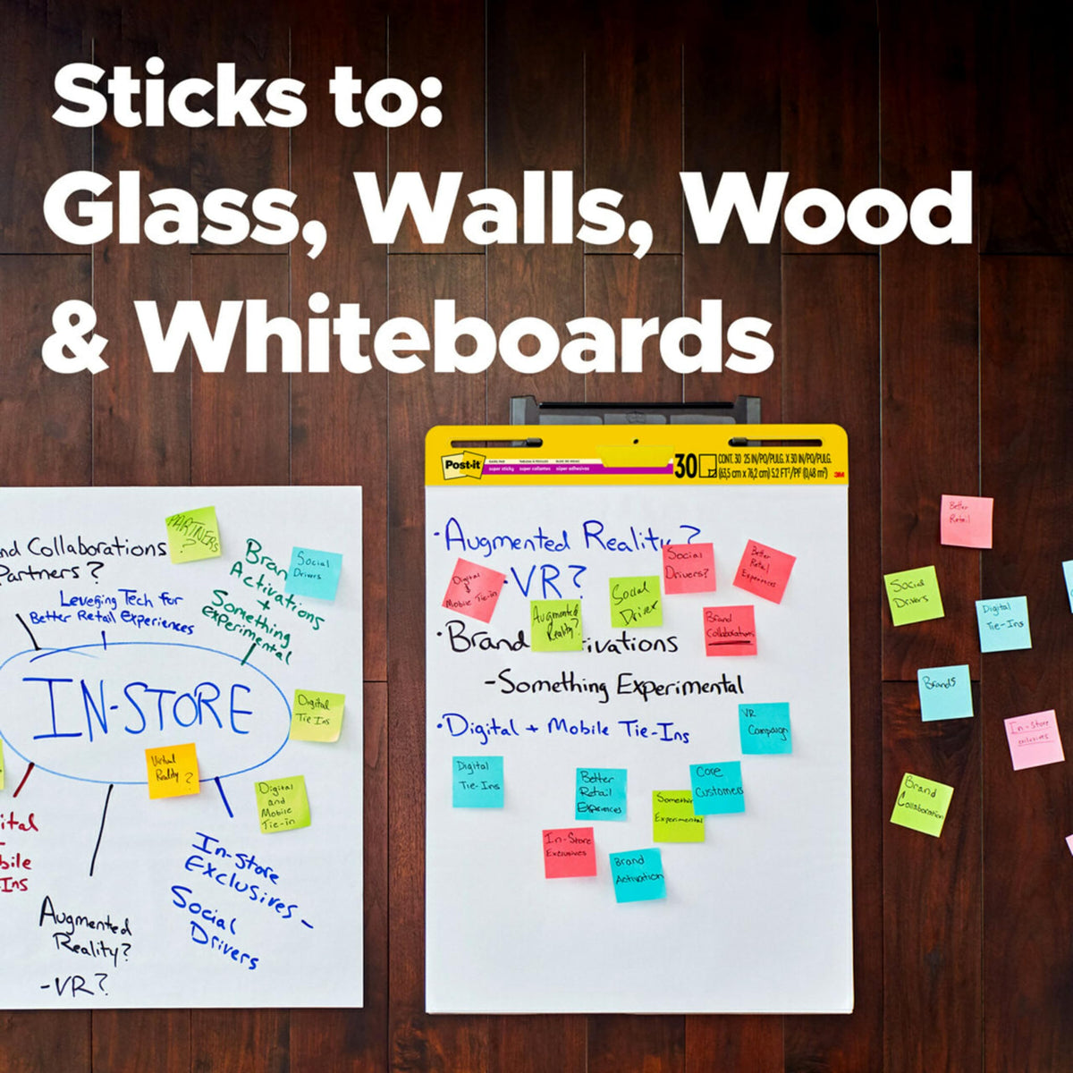 White Self Stick Flip Chart Paper A3521